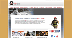 Desktop Screenshot of healthy-firefighter.org